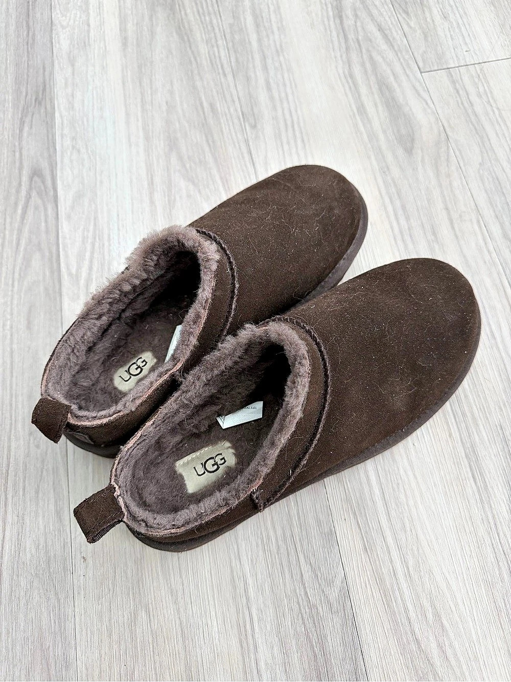 UGG Classic Micro Slipper Brown Shearling Slippers